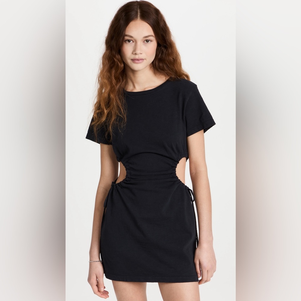 LNA Quinn Cut Out Dress in Black